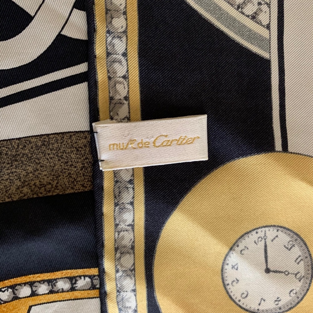 Authentic must de Cartier silk scarf - Picture 6 of 7